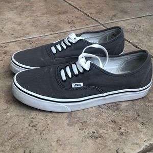 Gray Men’s Vans 10
